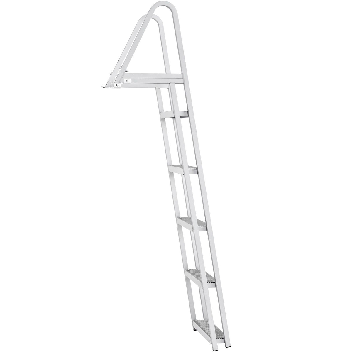 Removable 5 Step Dock Ladder Aluminum Boat Pool Ladder 350lbs Marine