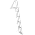 Removable 5 Step Dock Ladder Aluminum Boat Pool Ladder 350lbs Marine