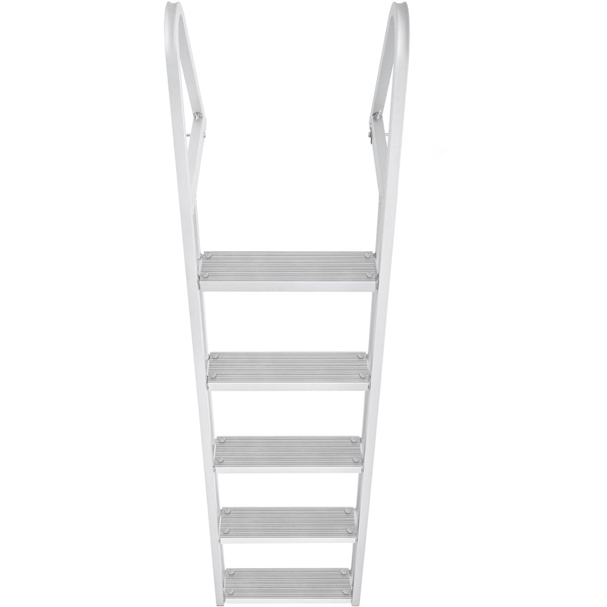 Removable 5 Step Dock Ladder Aluminum Boat Pool Ladder 350lbs Marine
