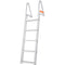 Removable Dock Ladder 5 Steps, 159 kg Load Capacity, Pontoon Boat Ladder with 4'' Wide Step & Nonslip Design for Ship/Lake/Pool/Marine Boarding