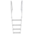 4 Step Aluminum Dock Ladder 500lbs Pontoon Boat Ladder Removable Marine
