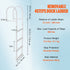 4 Step Aluminum Dock Ladder 500lbs Pontoon Boat Ladder Removable Marine