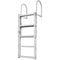 5 Step Retractable Dock Ladder Aluminum Boat Pool Ladder 350lbs Capacity