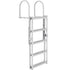 5 Step Retractable Dock Ladder Aluminum Boat Pool Ladder 350lbs Capacity