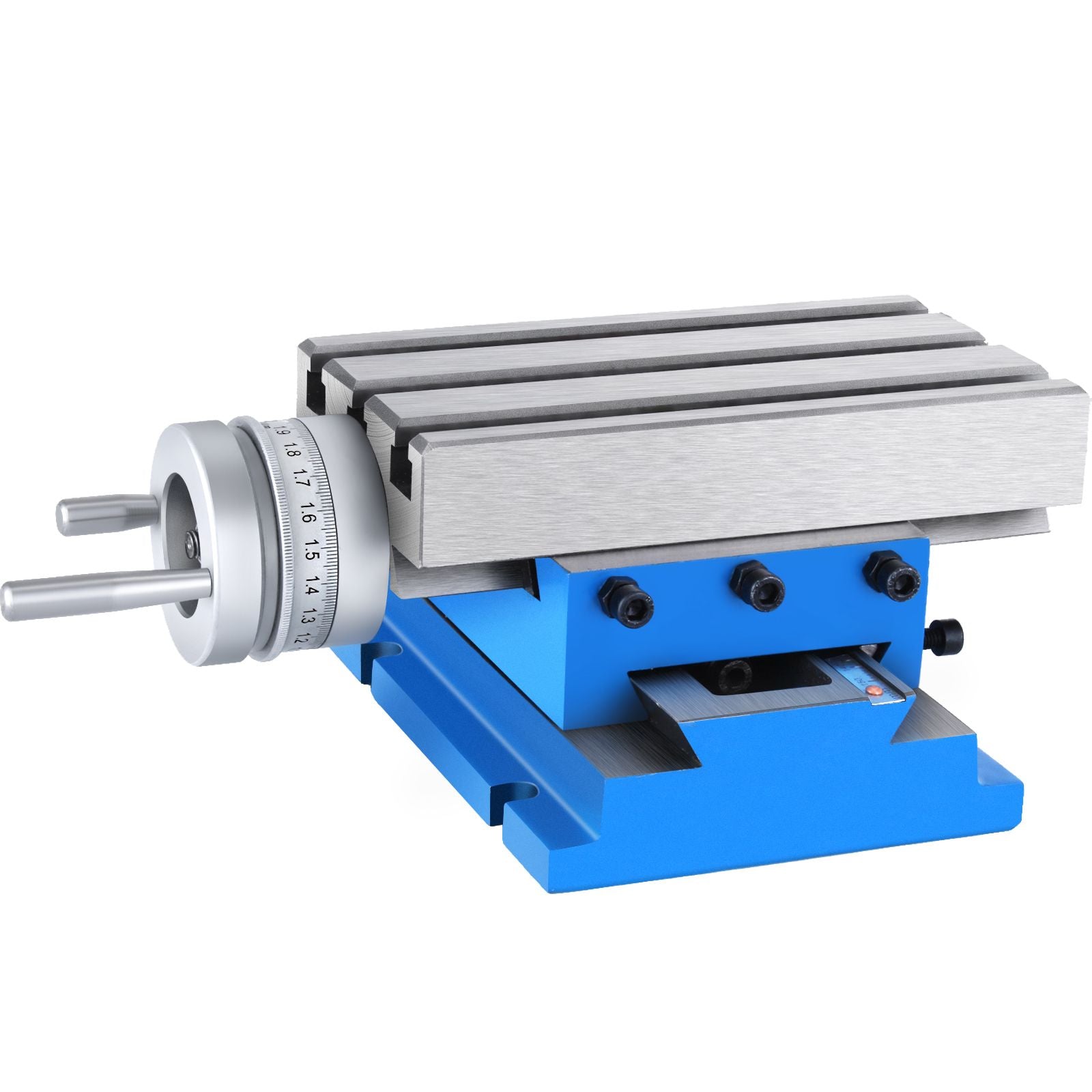 Compound Slide Milling Table – Precision XY, Cast Iron Base, T‑Slots, Adjustable