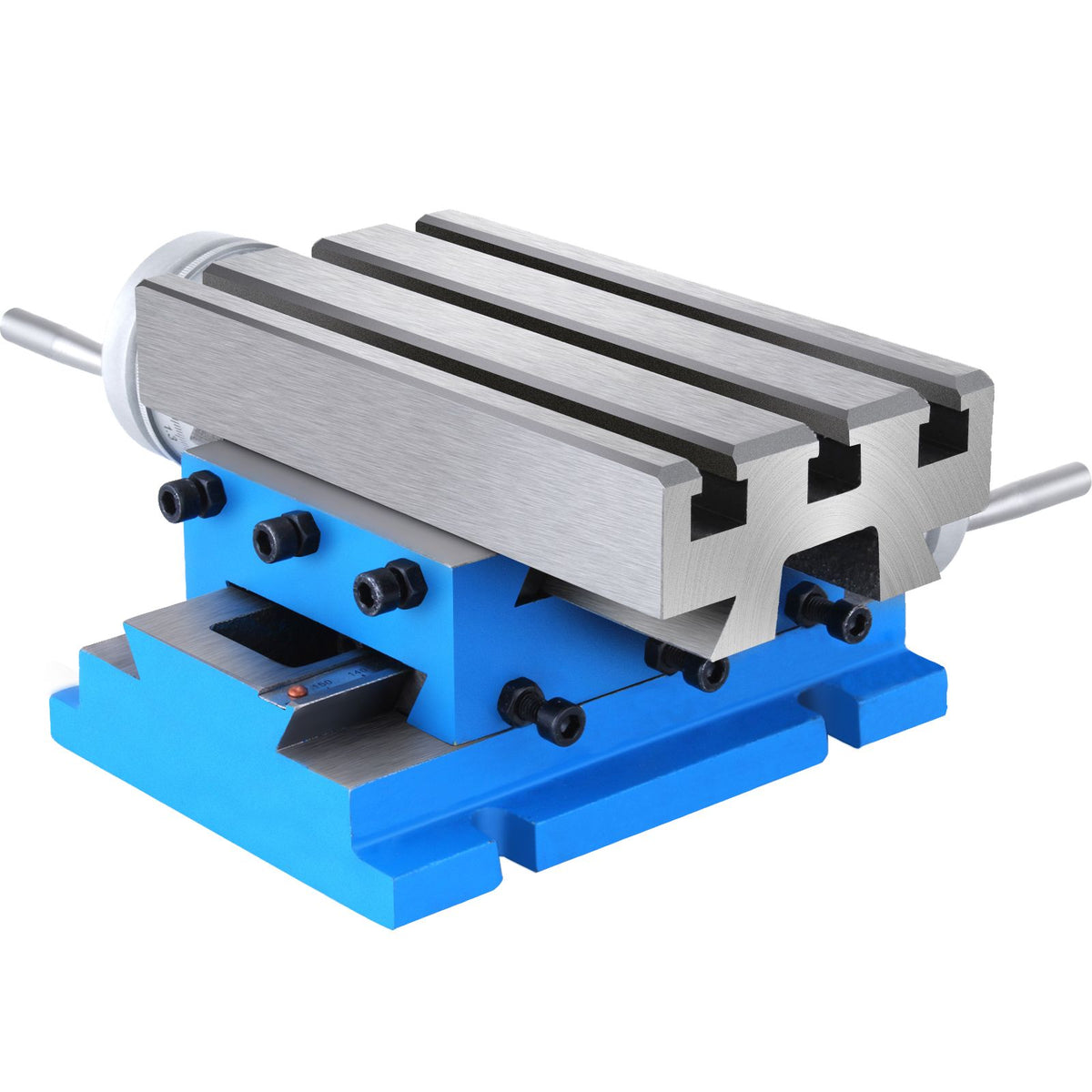 Compound Slide Milling Table – Precision XY, Cast Iron Base, T‑Slots, Adjustable