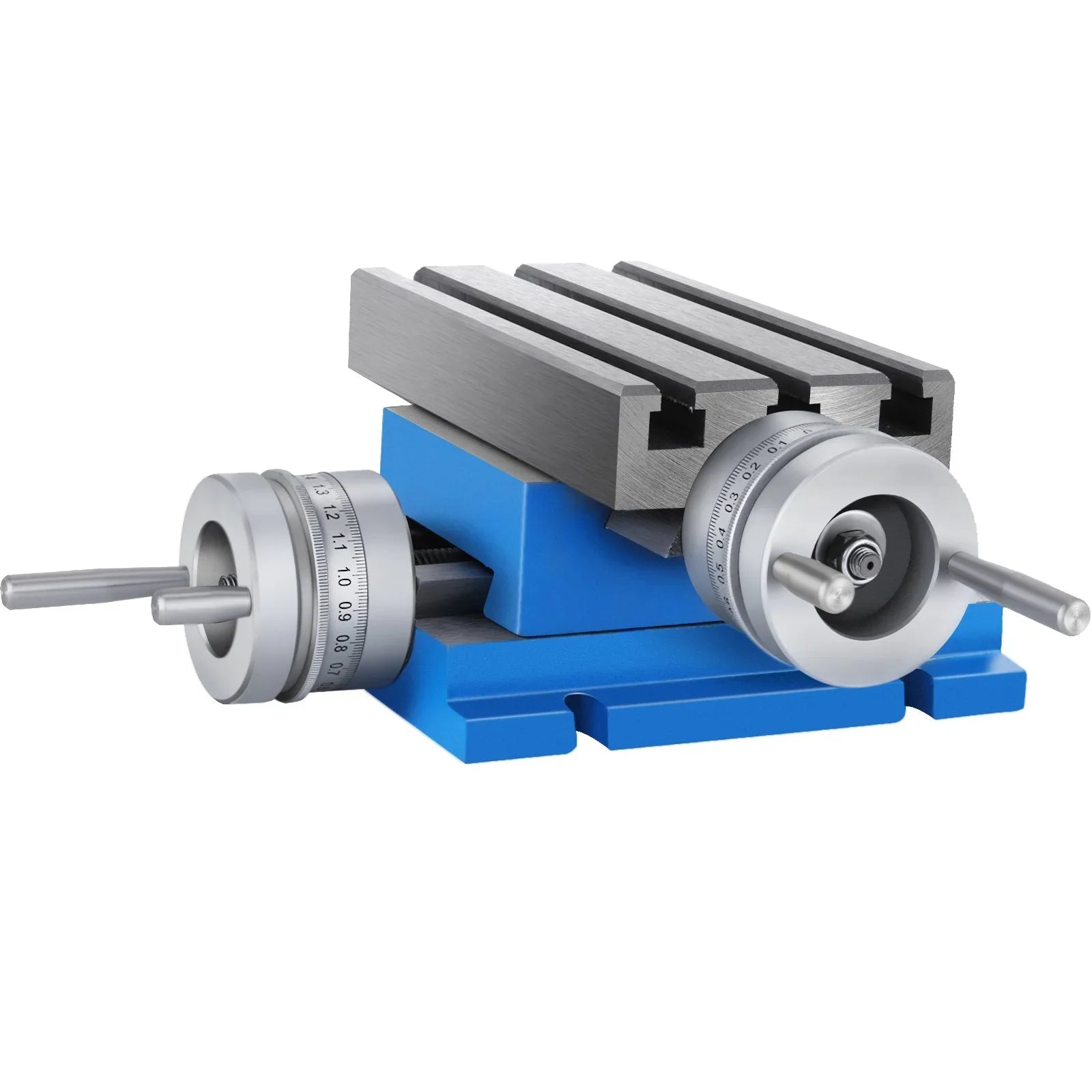Compound Slide Milling Table – Precision XY, Cast Iron Base, T‑Slots, Adjustable