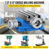 Compound Slide Milling Table – Precision XY, Cast Iron Base, T‑Slots, Adjustable