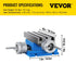 Compound Slide Milling Table – Precision XY, Cast Iron Base, T‑Slots, Adjustable