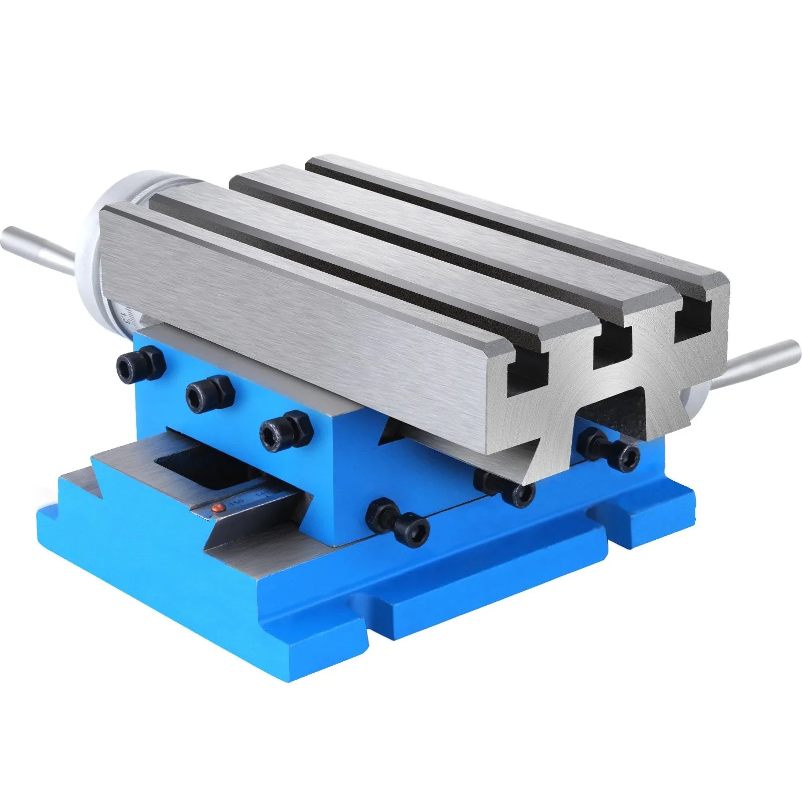 Compound Slide Milling Table – Precision XY, Cast Iron Base, T‑Slots, Adjustable
