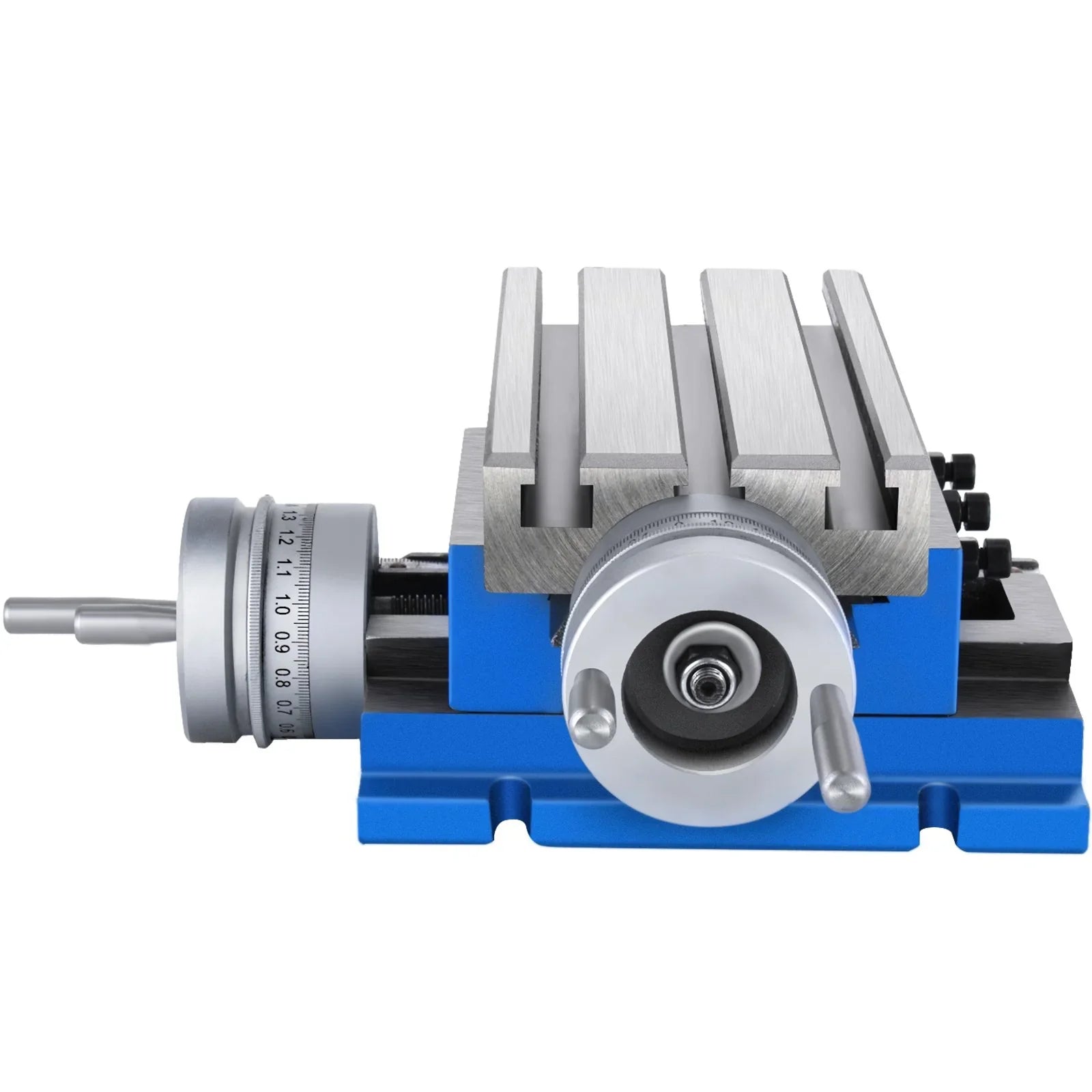 Compound Slide Milling Table – Precision XY, Cast Iron Base, T‑Slots, Adjustable