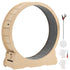 Cat Exercise Wheel, 120cm Wooden Cat Running Wheel for Indoor Cats up to 12.7kg Cats Treadmill with Carpeted Runway & Locking Mechanism, Quiet Roller Kitten Sport Toys for Pets Fitness & Health