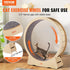 Wooden Cat Exercise Wheel, 1320mm Large Cat Treadmill Wheel for Indoor Cats, Cat Running Wheel with Detachable Carpet & Cat Teaser for Running/Walking/Training, Suitable for Most Cats