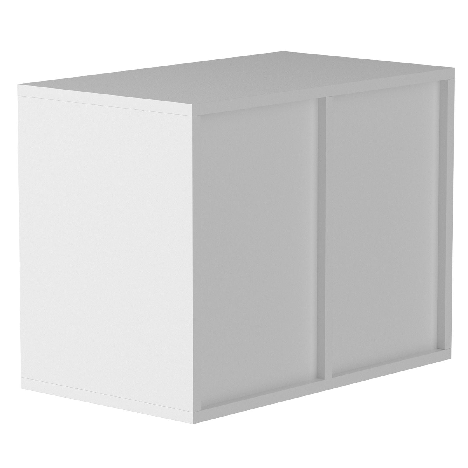 Wood Literature Organizer Adjustable File Sorter 12 Compartments White