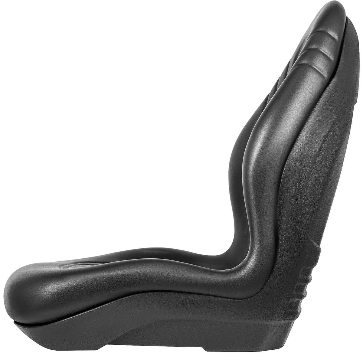 Universal Tractor Seat Replacement High Back Mower Forklift Seat Black Vinyl