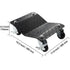 Car Dolly Wheel Tire Dolly 2 PCS Heavy Duty Skate Auto Repair Dolly 3000LB