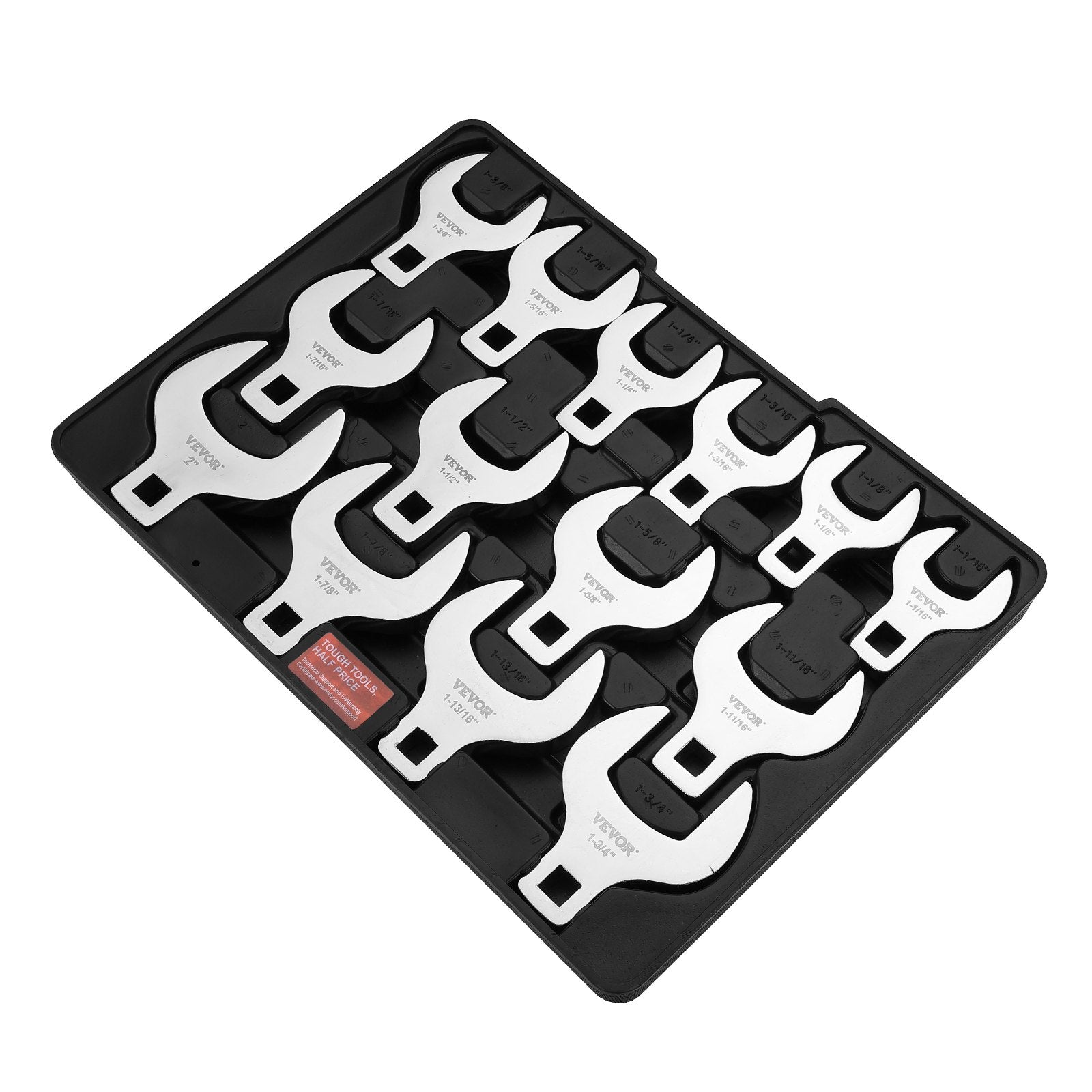 Crowfoot Wrench Set, 1/2