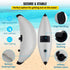 Kayak Outrigger Stabilizer Inflatable Outrigger Float 2PCS PVC w/ Arms Rod