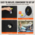 23" Balance Ball Trainer with Resistance Bands Exercise Ball 660lb