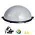 VEVOR Half Exercise Ball Trainer, 23 inch Balance Ball Trainer, 660lbs Capacity Stability Ball, Yoga Ball with Resistance Bands & Foot Pump, Strength Fitness Ball for Home Gym, Full Body Workout, Gray