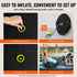 Half Exercise Ball Trainer, 26 inch Balance Ball Trainer, 1500lbs Capacity Stability Ball, Yoga Ball with Resistance Bands & Foot Pump, Strength Fitness Ball for Home Gym Full Body Workout Black