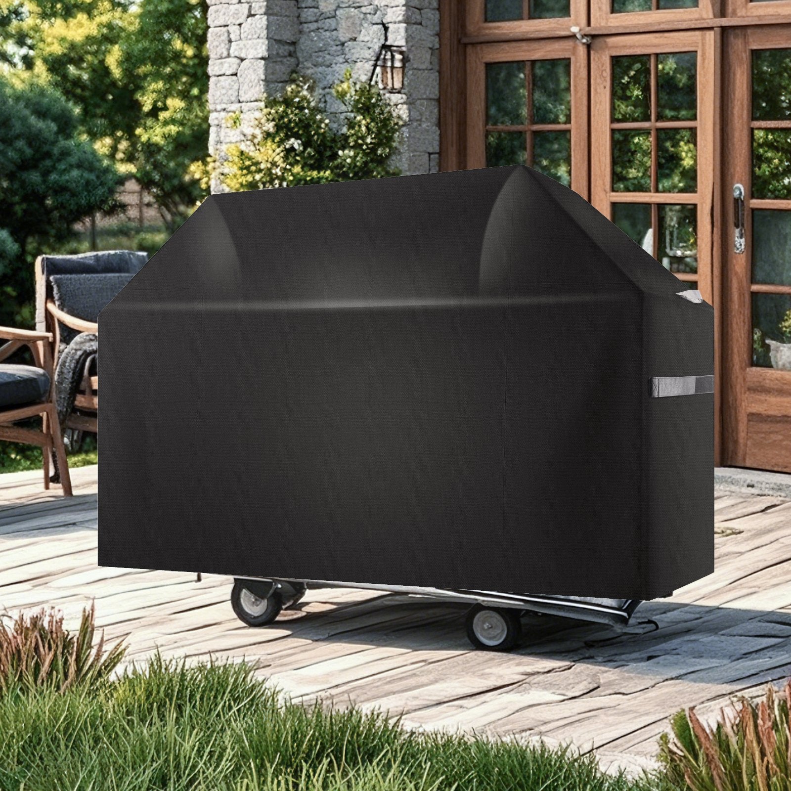65 inch Grill Cover Heavy Duty BBQ Gas Grill Cover Outdoor Waterproof