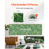 12PCS Artificial Grass Wall Panels 20x20in Boxwood Greenery Privacy Fence