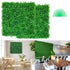 12PCS Artificial Boxwood Panels 10x10 Inch UV Protected Hedge Wall Mat