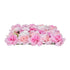 12PCS 3D Flower Wall Panels Pink Artificial Floral Backdrop Wedding Decor