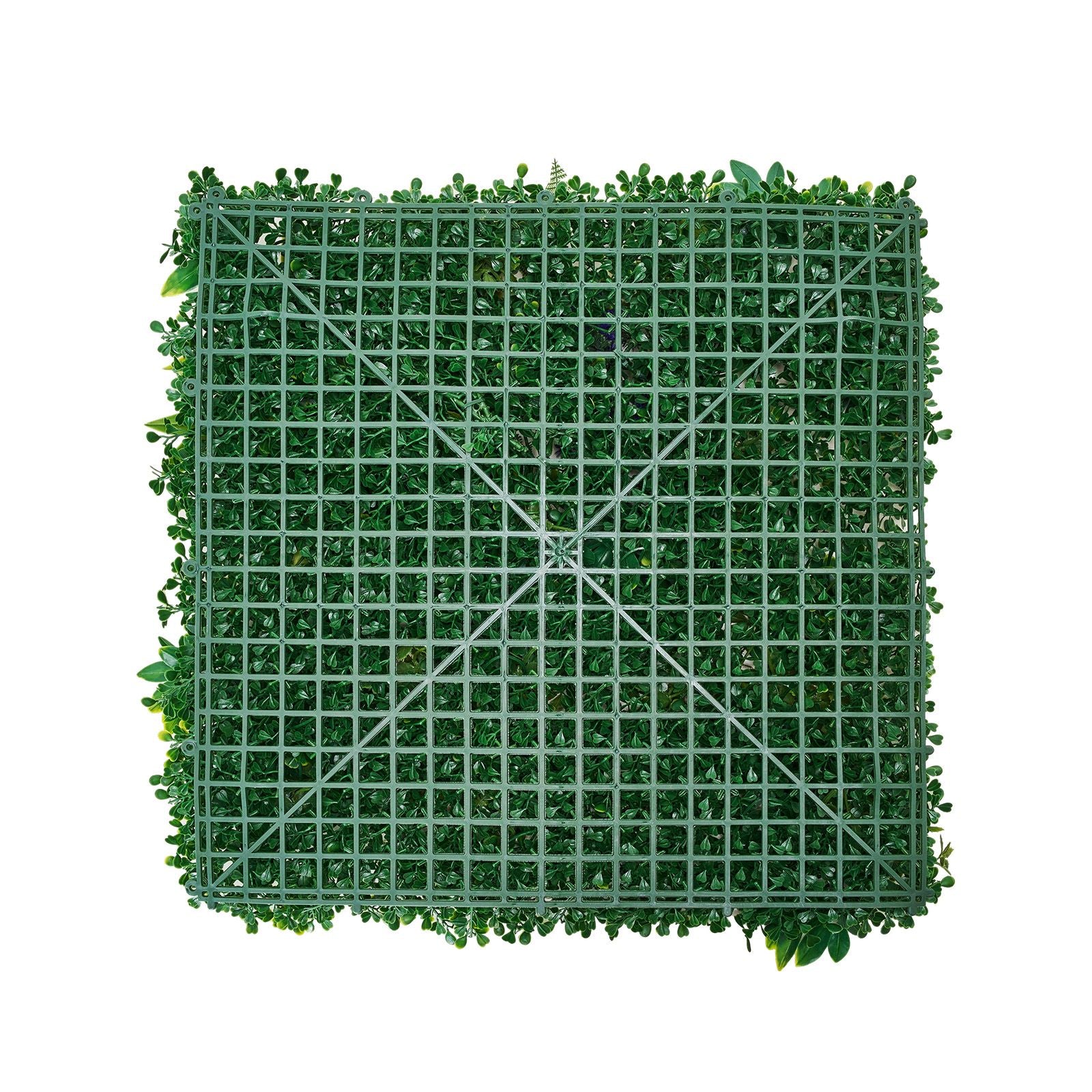 8PCS Artificial Grass Wall Panels 20x20in Boxwood Greenery Privacy Fence Decor
