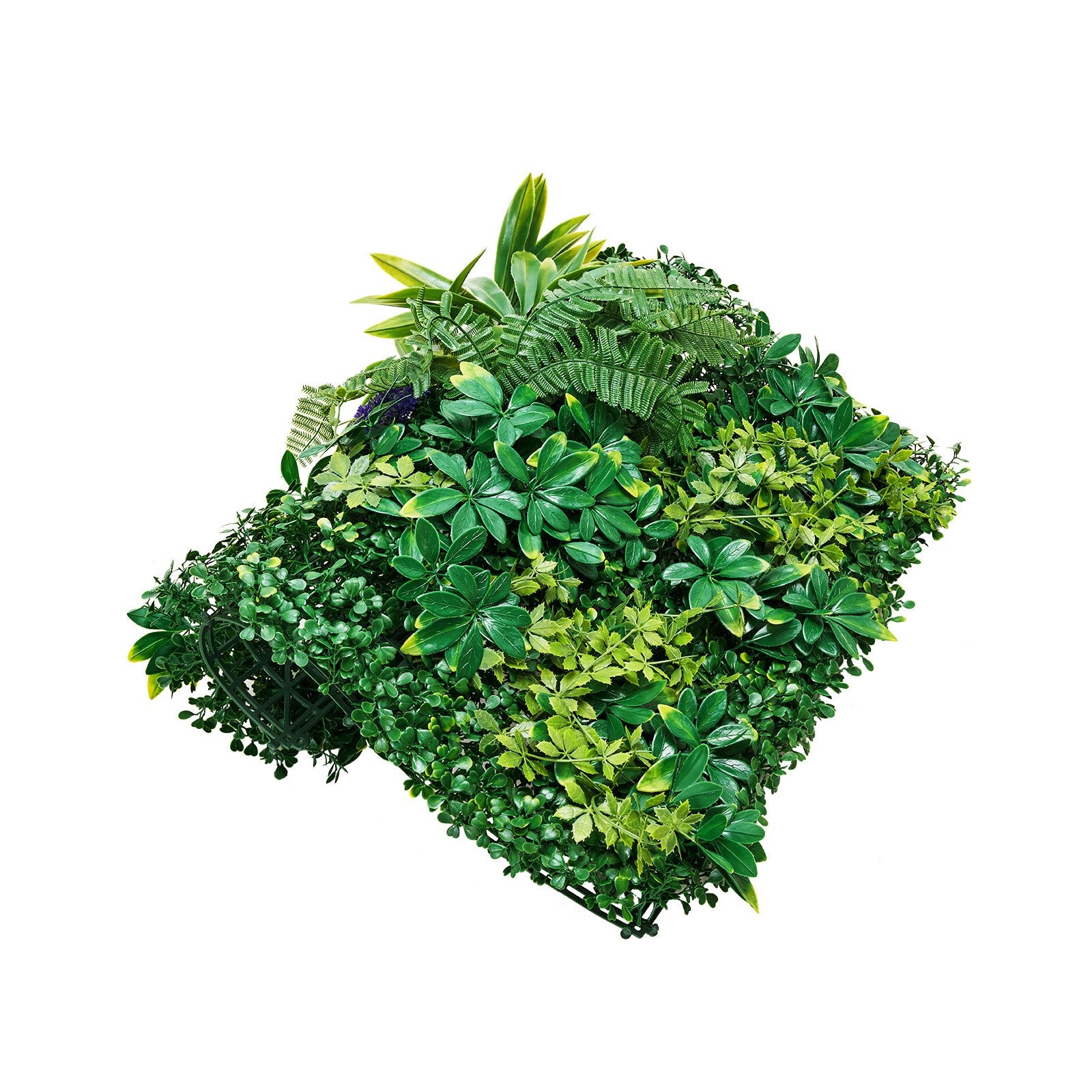 Artificial Grass Wall Panels, 8 PCS 20 x 20 inch, 3D Combination Greenery Boxwood  Panel for Indoor Outdoor Green Decor & Ivy Fence Covering, Privacy Backdrop Wall Hedge Screen for Garden