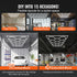 Hexagon Garage Lights 66300LM 15 Grids Honeycomb LED Shop Ceiling Light