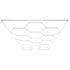 Hexagon Garage Lights 66300LM 15 Grids Honeycomb LED Shop Ceiling Light