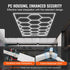 Hexagon Garage Lights 66300LM 15 Grids Honeycomb LED Shop Ceiling Light