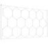 Hexagon Garage Lights 66300LM 15 Grids Honeycomb LED Shop Ceiling Light