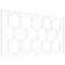 VEVOR Hexagon Garage Lights 86400LM 5 Grid Honeycomb LED Shop Ceiling Light