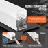VEVOR Hexagon Garage Lights 86400LM 5 Grid Honeycomb LED Shop Ceiling Light