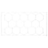 VEVOR Hexagon Garage Lights 86400LM 5 Grid Honeycomb LED Shop Ceiling Light