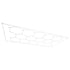 VEVOR Hexagon Garage Lights 86400LM 5 Grid Honeycomb LED Shop Ceiling Light
