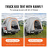 Truck Bed Tent, 6.4'-6.7' Pickup Truck Tent with Rain Layer and Carry Bag, Waterproof PU2000mm Double Layer Truck Tent, Accommodate 2-3 Person, for Camping Traveling Outdoor Activities