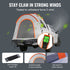 Truck Bed Tent, 6.4'-6.7' Pickup Truck Tent with Rain Layer and Carry Bag, Waterproof PU2000mm Double Layer Truck Tent, Accommodate 2-3 Person, for Camping Traveling Outdoor Activities