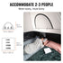 Truck Bed Tent, 6.4'-6.7' Pickup Truck Tent with Rain Layer and Carry Bag, Waterproof PU2000mm Double Layer Truck Tent, Accommodate 2-3 Person, for Camping Traveling Outdoor Activities