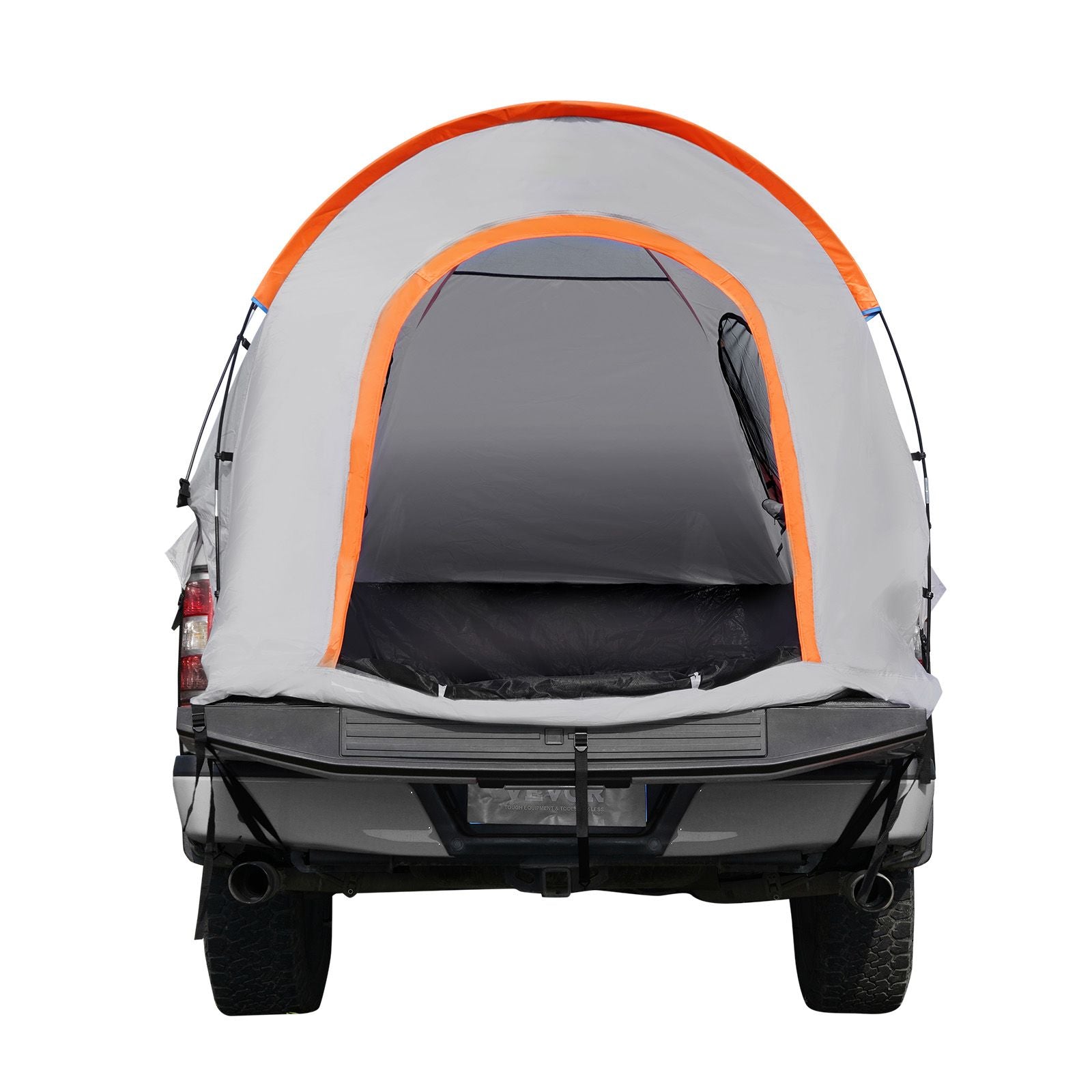 Truck Bed Tent, 6.4'-6.7' Pickup Truck Tent with Rain Layer and Carry Bag, Waterproof PU2000mm Double Layer Truck Tent, Accommodate 2-3 Person, for Camping Traveling Outdoor Activities