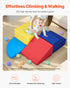 Climbing Toys, 4-Piece Set, Foam Climbing Toys for Toddlers 6 Months to 3 Years Old, PU Leather Climbing Blocks, Indoor Climb and Crawl Activity Playset for Crawling & Sliding, Easy to Clean