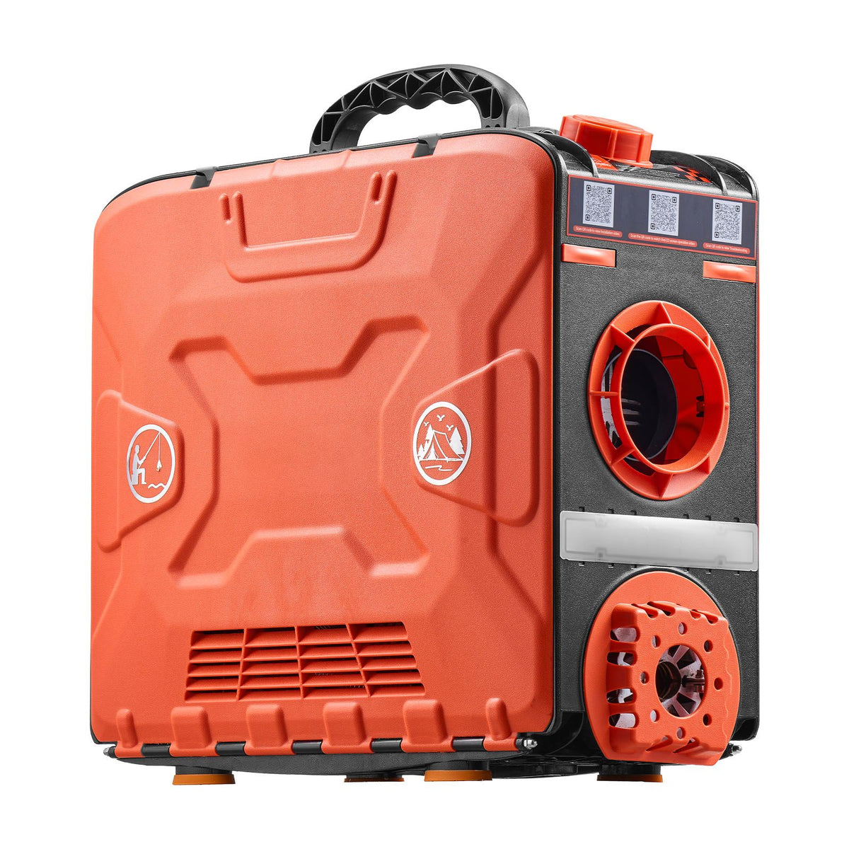8KW 12V Diesel Air Heater Bluetooth APP Remote LCD Portable Parking Heater