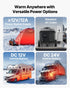 Diesel Heater, 8KW, DC 12V/24V, All in One Portable Diesel Air Heater with Bluetooth APP Control, Remote Control and LCD Screen, Trolley Design, 5 L Fuel Tank for Trucks, Vans, RVs, Campers