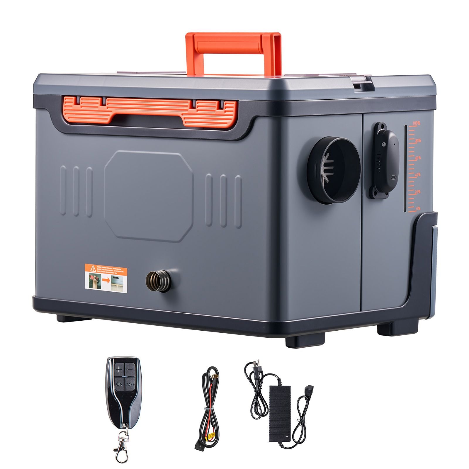 Diesel Heater, 8KW, DC 12V/24V, All in One Portable Diesel Air Heater with Bluetooth APP Control, Remote Control and LCD Screen, 5 L Fuel Tank for Trucks, Vans, RVs, Campers, and Garages