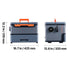 Diesel Heater, 8KW, DC 12V/24V, All in One Portable Diesel Air Heater with Bluetooth APP Control, Remote Control and LCD Screen, 5 L Fuel Tank for Trucks, Vans, RVs, Campers, and Garages