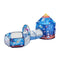 3 in 1 Kids Play Tent with Tunnel for Boys, Girls, Babies and Toddlers, Indoor/Outdoor Pop Up Playhouse with Carrying Bag & Banding Straps Birthday Gifts, Royal Blue Color Rocket Theme