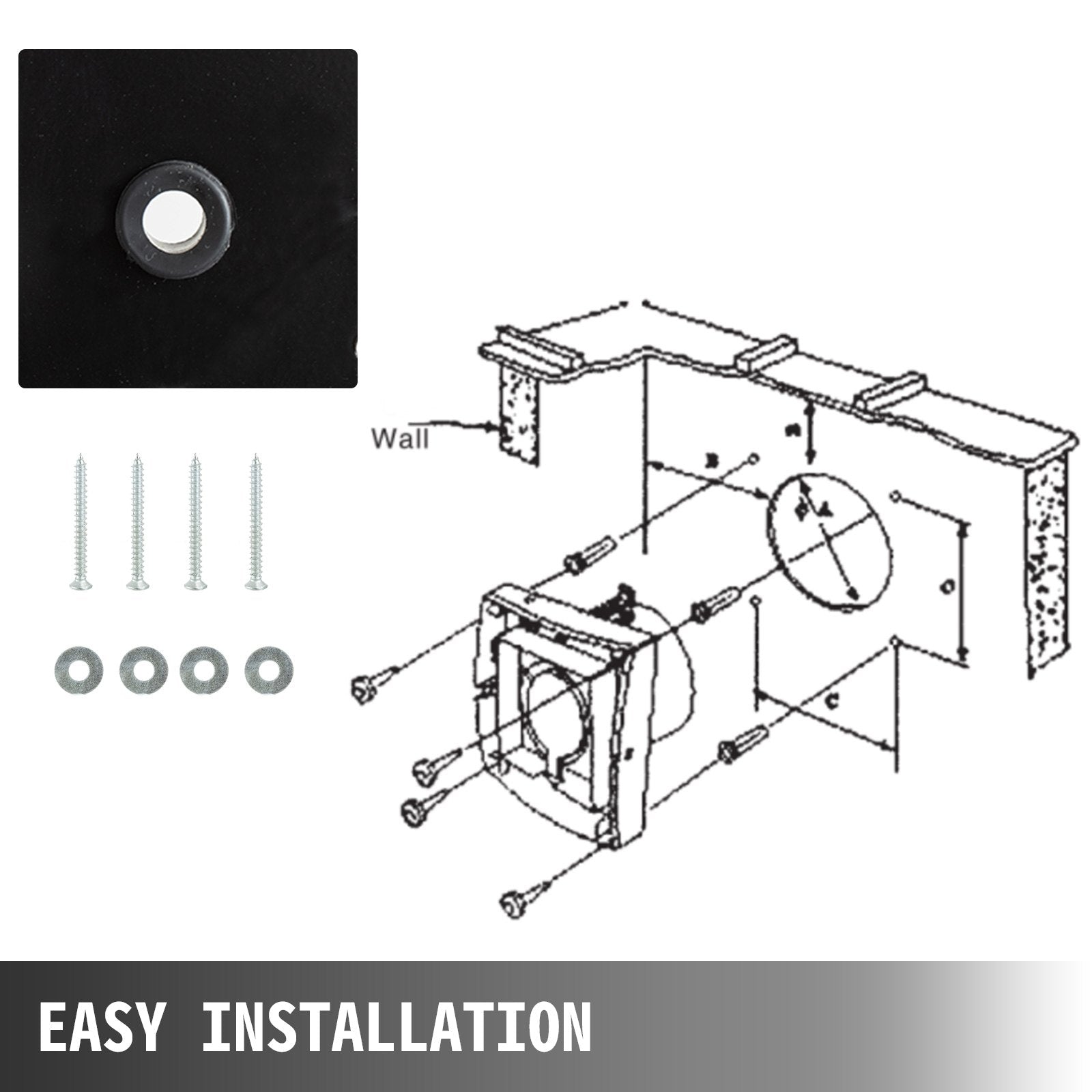 12 Inch Industrial Ventilation Extractor ventilation fan commercial air blower fan Metal Axial Exhaust 300MM Air Puller Fan (300MM/12 Inch)